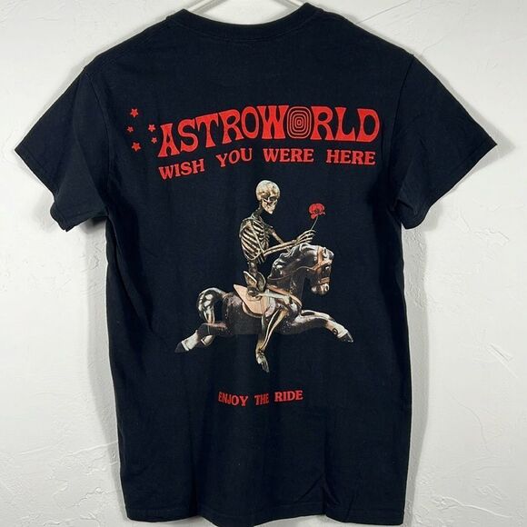 Cactus Jack by Travis Scott Other - 🔥 Travis Scott ASTROWORLD Wish You Were Here Cactus Jack Merch RAP Tee Sm- EUC